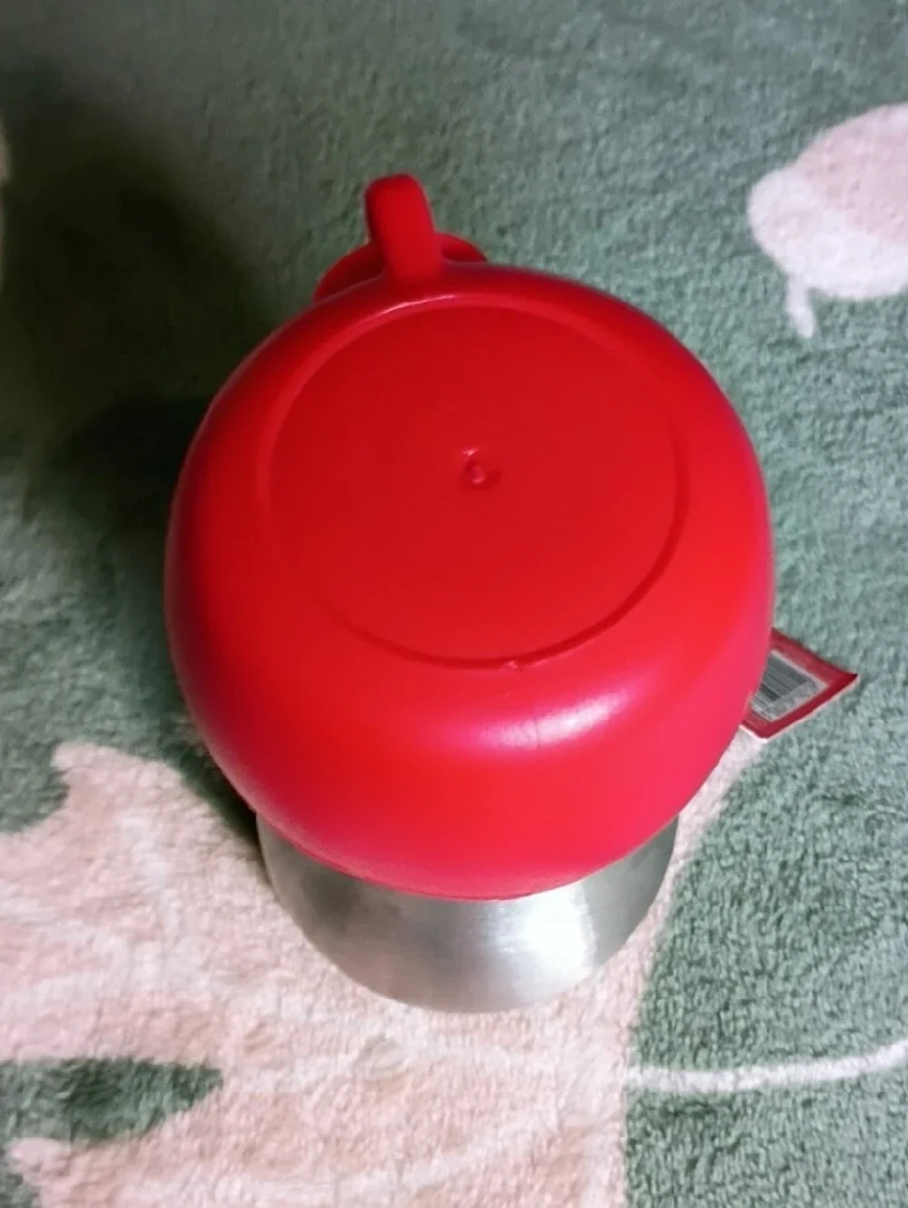 Kong Stainless Steel Dog Water Bottle with Red Lid